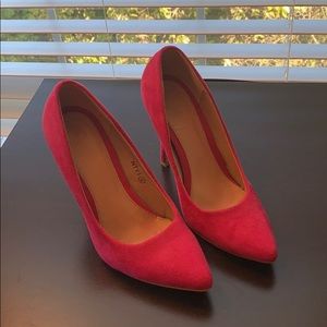 Hot pink heels